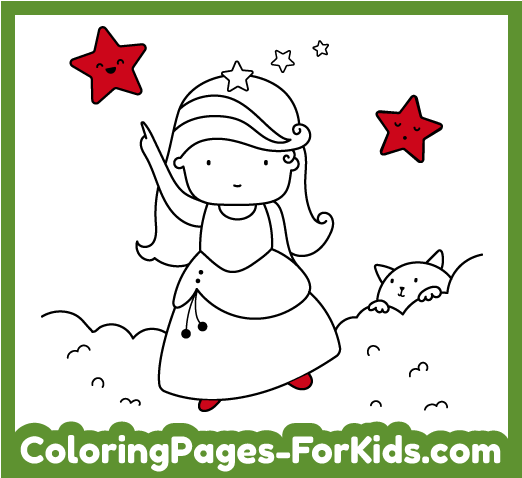 Best free princess coloring pages