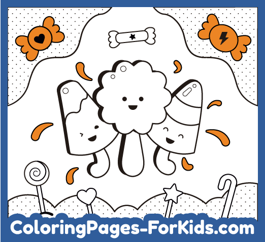 Best free lollipop coloring pages