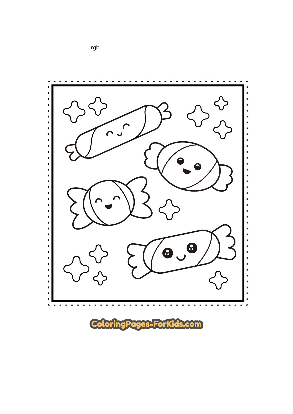 Download Or Print This Amazing Coloring Page Candies vrogue.co