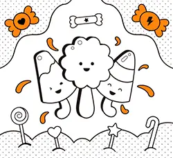 Lollipop online coloring pages 