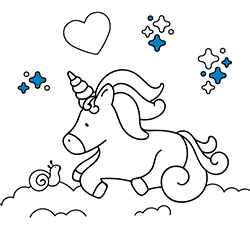 Unicorn Coloring Pages For Kids