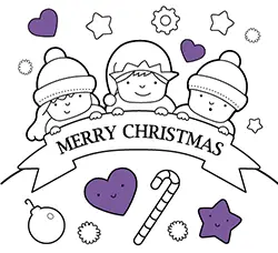 Christmas coloring pages for kids