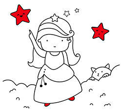 Princesses online coloring pages