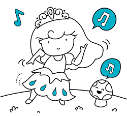 Printable and online princess coloring pages